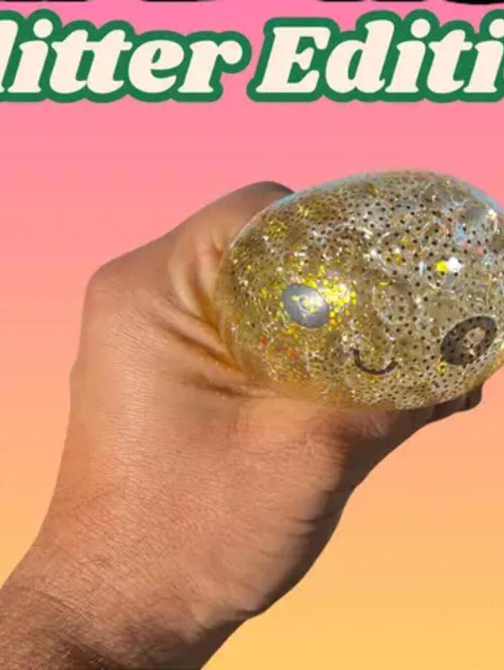 Glitter Edition Dumpling Squishy  – Viral Mystery Dumplings (Random color)